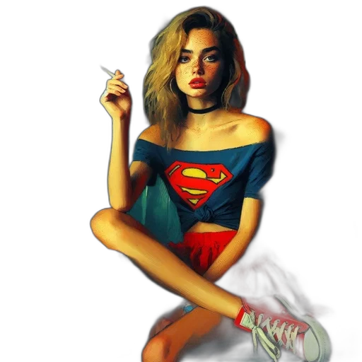 comic book art, photorealistic, oil painting, pixel art transparent PNG cut-out