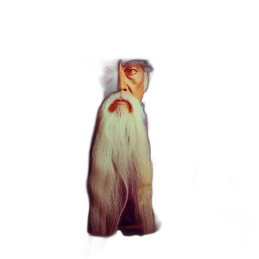 hat, creature, staff, hair transparent PNG cut-out
