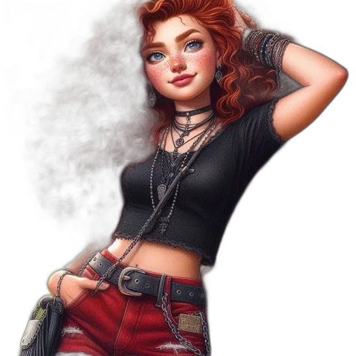 jacket, fantasy art, concept art, comic book art transparent PNG cut-out