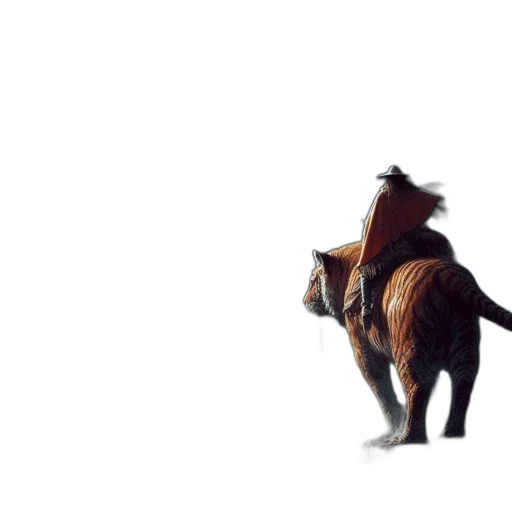 animal, creature, dragon, hair transparent PNG cut-out