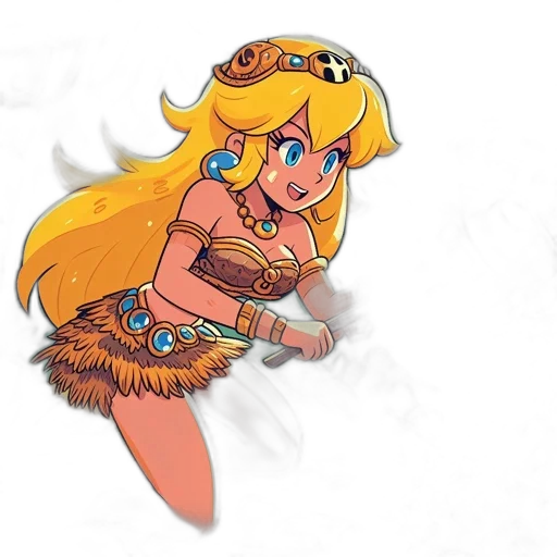 dress, staff, weapon, concept art transparent PNG cut-out