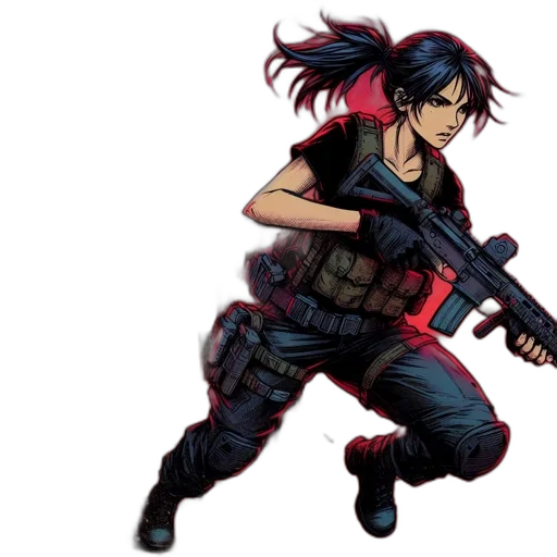 weapon, concept art, pixel art, comic book art transparent PNG cut-out