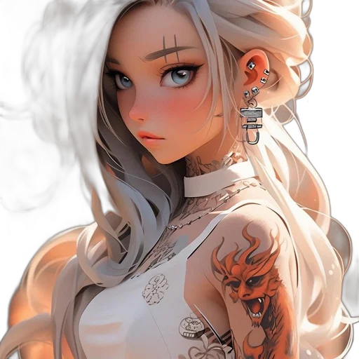 dragon, dress, face, crown transparent PNG cut-out