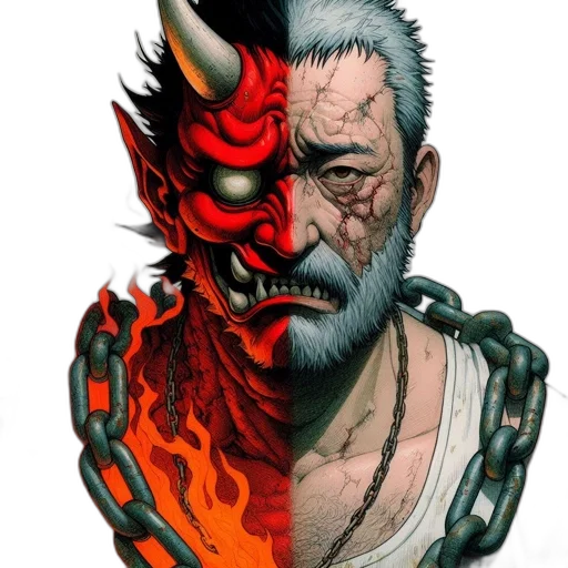 mask, face, dragon, concept art transparent PNG cut-out