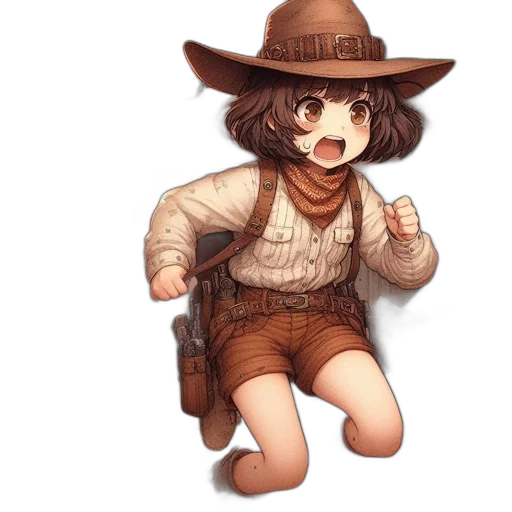 hat, staff, weapon, animal transparent PNG cut-out
