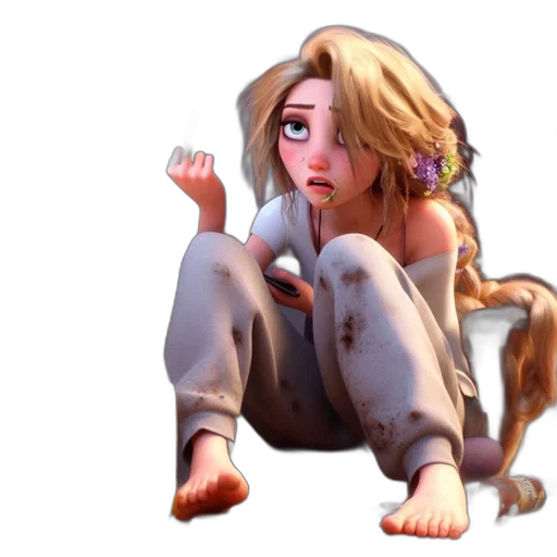 creature, animal, staff, hair transparent PNG cut-out
