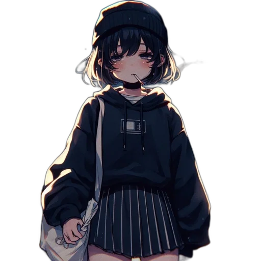 jacket, hat, staff, dress transparent PNG cut-out