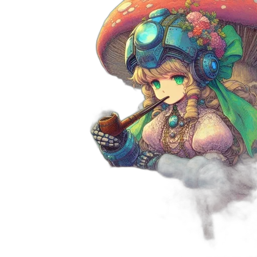 dragon, hat, weapon, staff transparent PNG cut-out