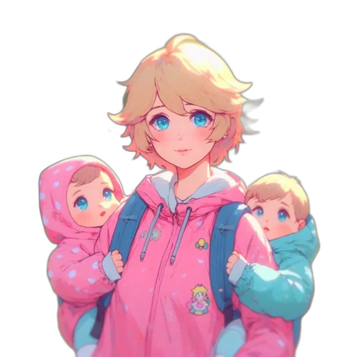 jacket, face, pixel art, vaporwave transparent PNG cut-out
