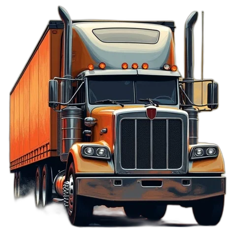 photorealistic, concept art, keep, truck transparent PNG cut-out