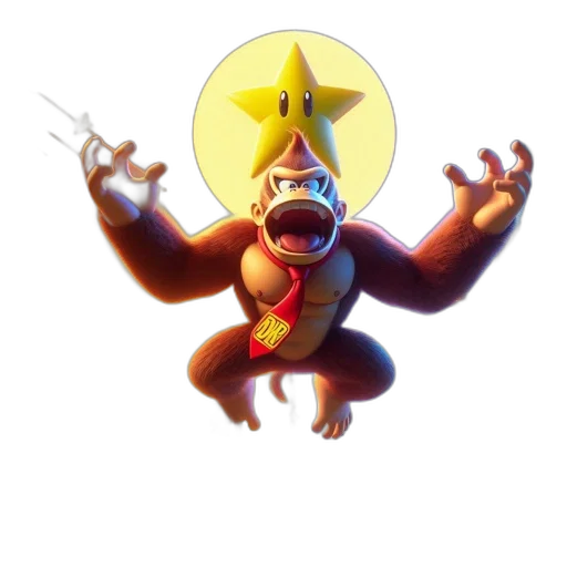 crown, staff, animal, creature transparent PNG cut-out