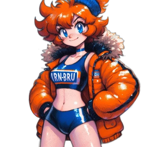 jacket, creature, staff, animal transparent PNG cut-out