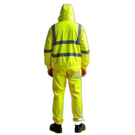 jacket, staff, umbrella, robot transparent PNG cut-out