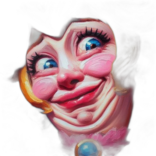 face, mask, creature, crown transparent PNG cut-out