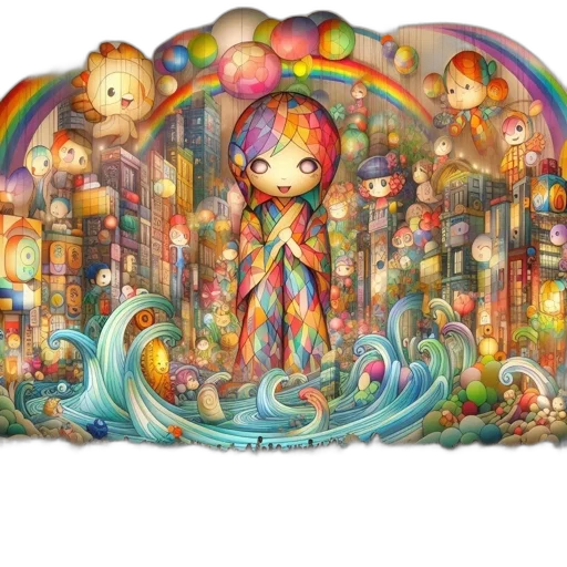 fantasy art, concept art, anime, pixel art transparent PNG cut-out