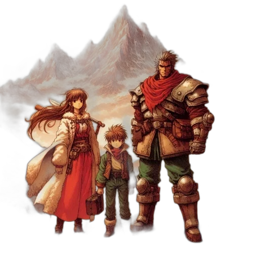 concept art, fantasy art, pixel art, watercolor transparent PNG cut-out
