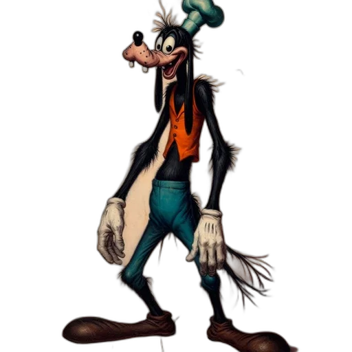 animal, staff, hat, creature transparent PNG cut-out