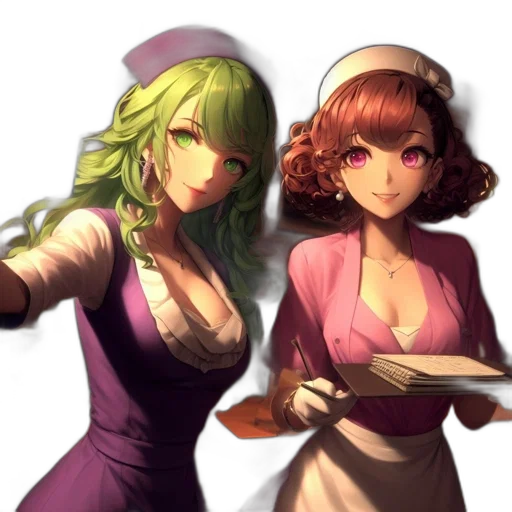 staff, dress, hat, concept art transparent PNG cut-out