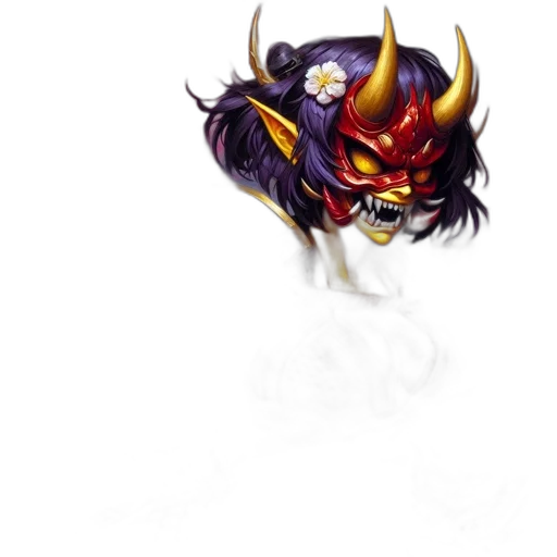 dragon, mask, crown, creature transparent PNG cut-out