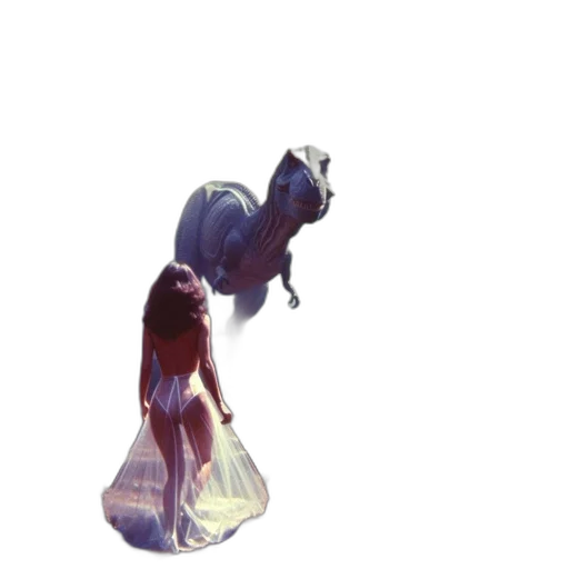 dress, creature, hair, robot transparent PNG cut-out