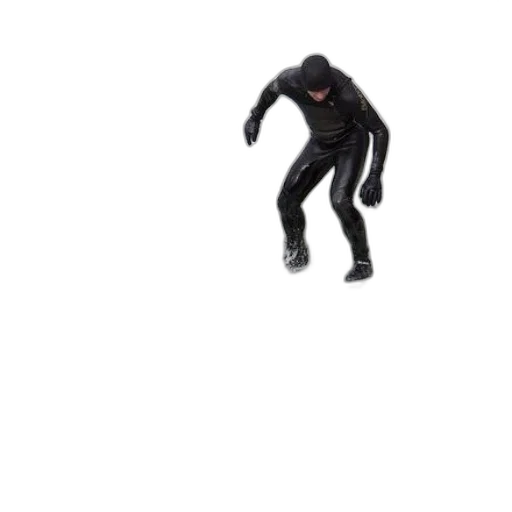 creature, jacket, mask, shoes transparent PNG cut-out
