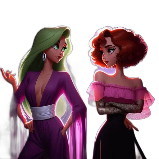 dress, concept art, fantasy art, cartoon transparent PNG cut-out