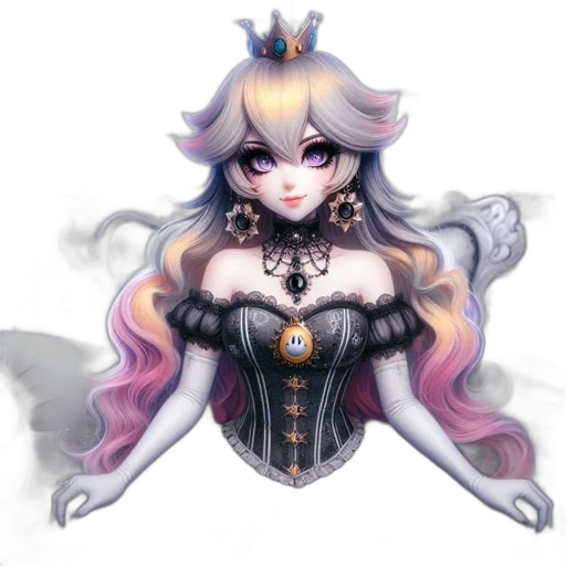 crown, jewelry, staff, dress transparent PNG cut-out