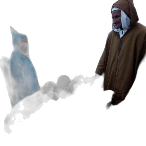 mask, staff, creature, jacket transparent PNG cut-out