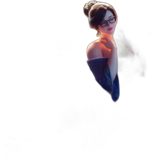 dress, face, staff, mask transparent PNG cut-out