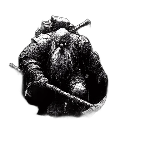 animal, sword, staff, creature transparent PNG cut-out