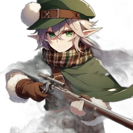weapon, staff, sword, hat transparent PNG cut-out