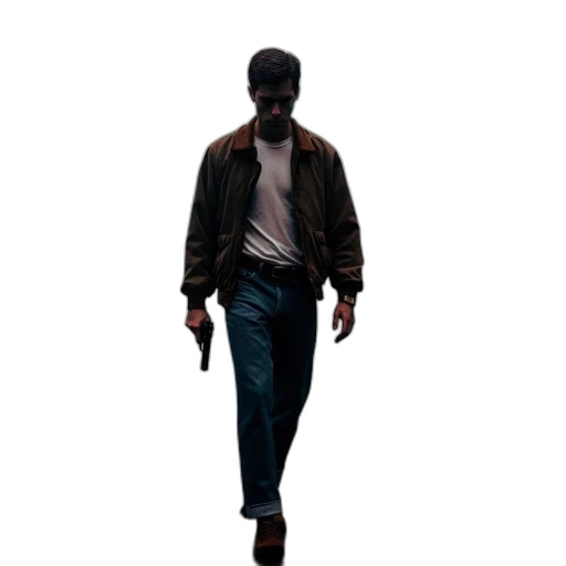 jacket, weapon, staff, sword transparent PNG cut-out