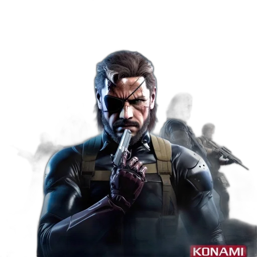 weapon, face, concept art, comic book art transparent PNG cut-out