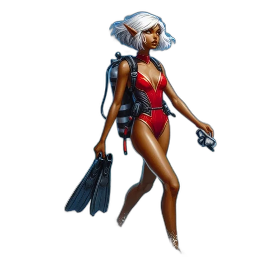 concept art, fantasy art, comic book art, pixel art transparent PNG cut-out