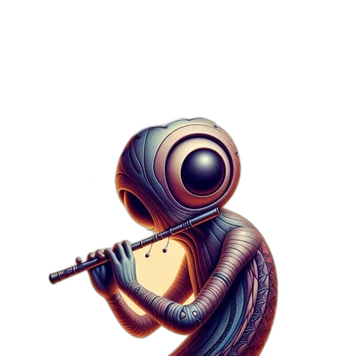 robot, weapon, staff, creature transparent PNG cut-out