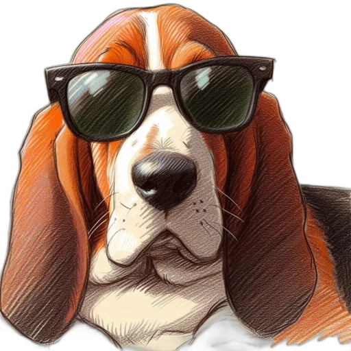 animal, photorealistic, cartoon, watercolor transparent PNG cut-out