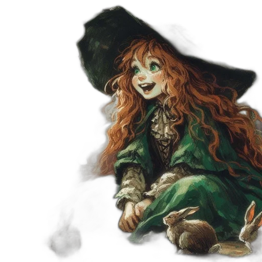 fantasy art, concept art, watercolor, photorealistic transparent PNG cut-out