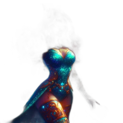 robot, dress, dragon, sword transparent PNG cut-out