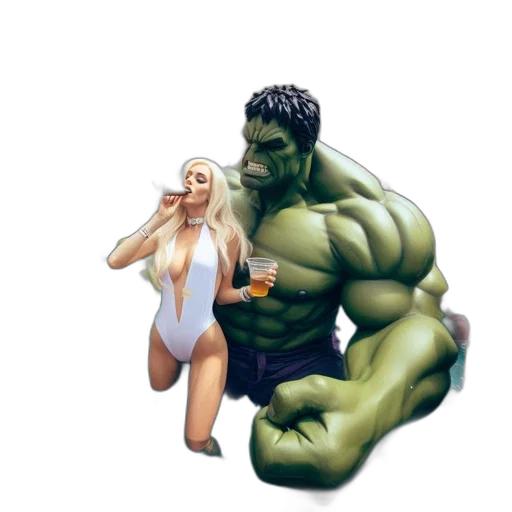 creature, concept art, comic book art, pixel art transparent PNG cut-out