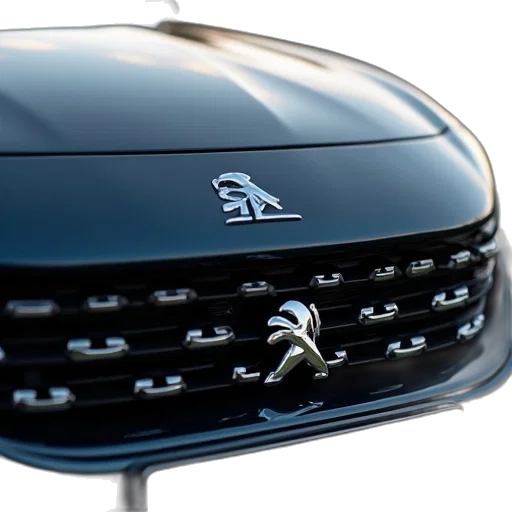 car, crown, robot, 3d render transparent PNG cut-out
