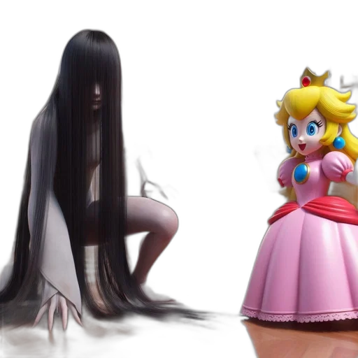 hair, dress, creature, crown transparent PNG cut-out