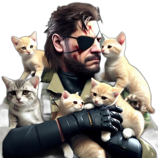animal, weapon, concept art, cyberpunk transparent PNG cut-out
