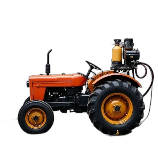 car, robot, tractor, mounted transparent PNG cut-out