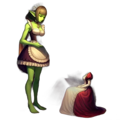 dress, mask, creature, crown transparent PNG cut-out