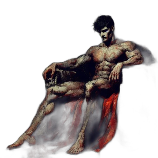 fantasy art, concept art, comic book art, photorealistic transparent PNG cut-out