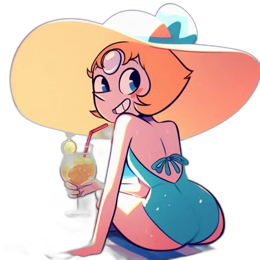 dress, staff, hat, crown transparent PNG cut-out