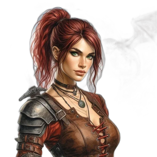 fantasy art, concept art, comic book art, photorealistic transparent PNG cut-out