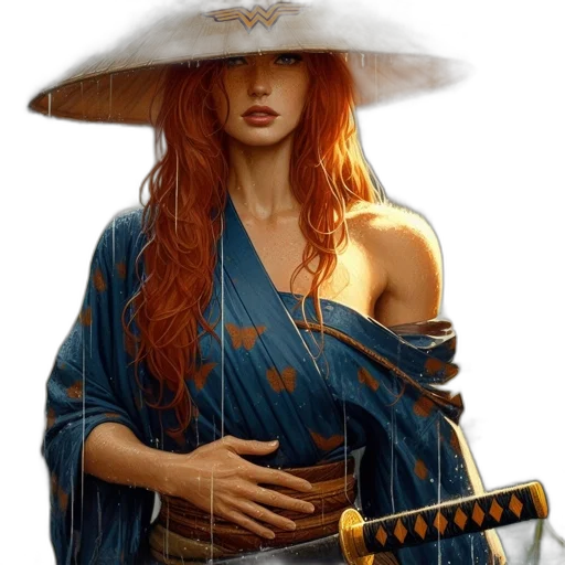 dress, umbrella, sword, hat transparent PNG cut-out