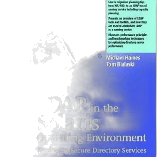 book, titled, ldap, solaris transparent PNG cut-out