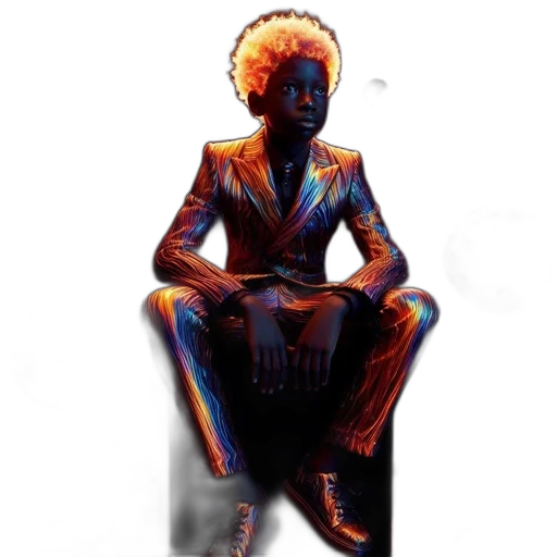jacket, robot, face, staff transparent PNG cut-out
